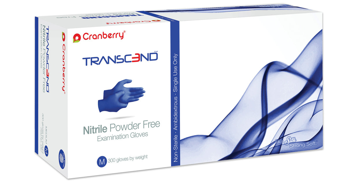 Cranberry Transcend Exam Gloves